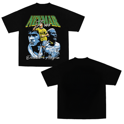 Black Tee Ney 10 (تصميم في الامام فقط)
